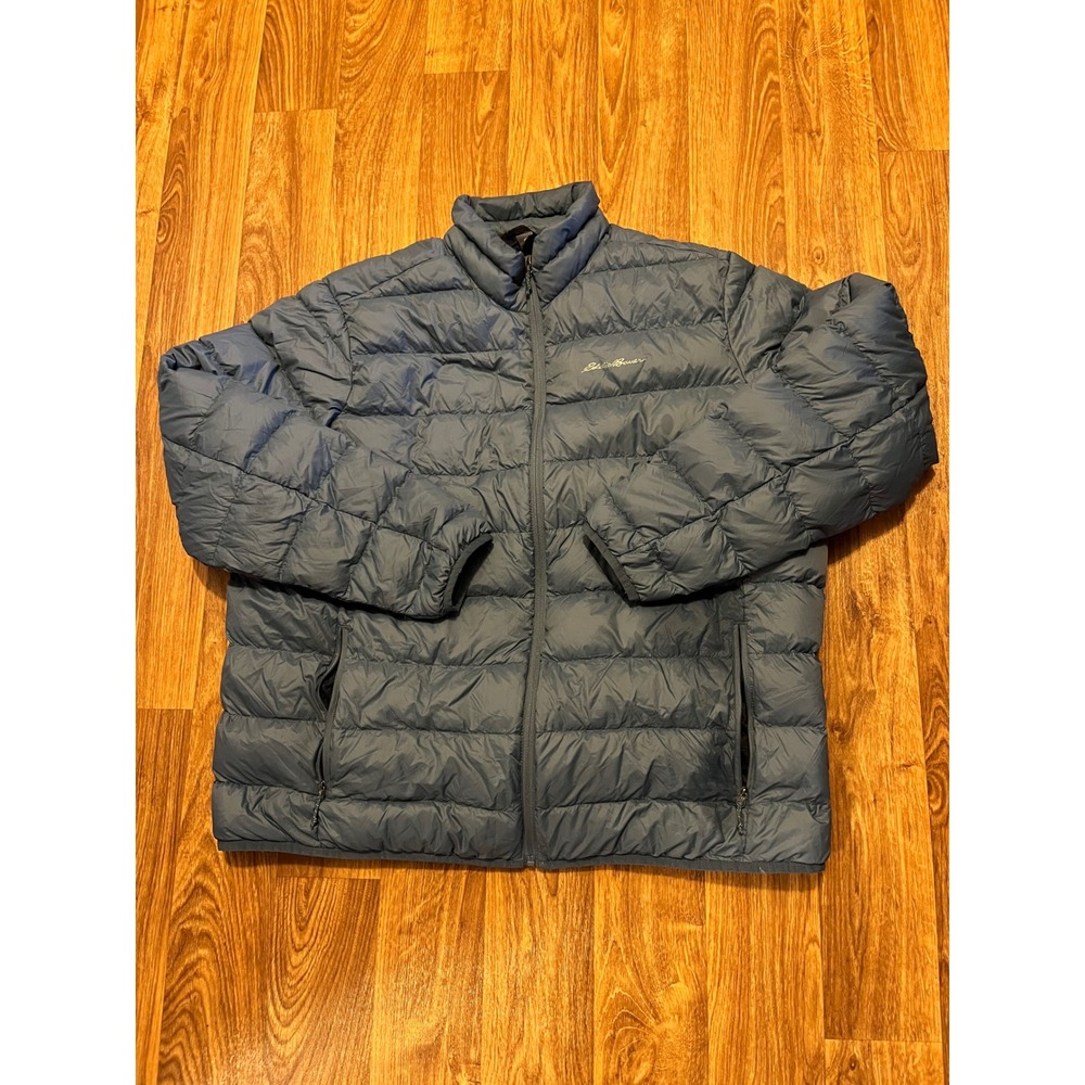 Eddie Bauer EB650‎ Down Packable Puffer Jacket Women 2XL Blue